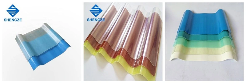 Corrugated Sheet Roofing Fibreglass Skylight Panels Greenhouse Roof Material