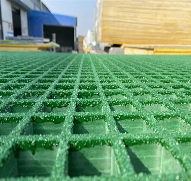 Corrosion Resistant FRP Flooring Grating, High Strength Fiberglass Deck Flooring