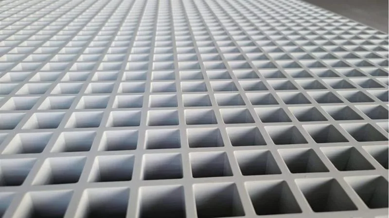 1.5&prime;&prime; Square Mesh, 48&prime;&prime;x 144&prime;&prime; Full Sheet, Fiberglass FRP Molded Grating Decking