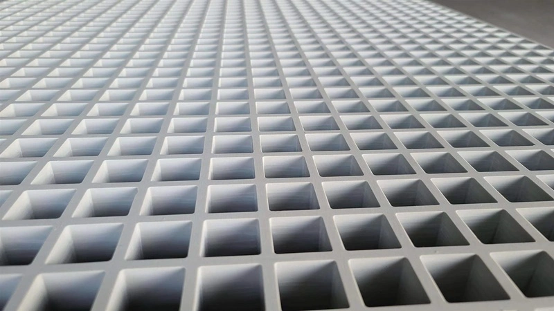 Corrosion Resistant FRP Flooring Grating, High Strength Fiberglass Deck Flooring